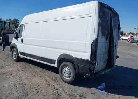 2024 Ram Promaster 2500 Tradesman High Roof 159 Wb W/Pass Seat from USA, damaged, VIN 3C6LRVDG3RE133418